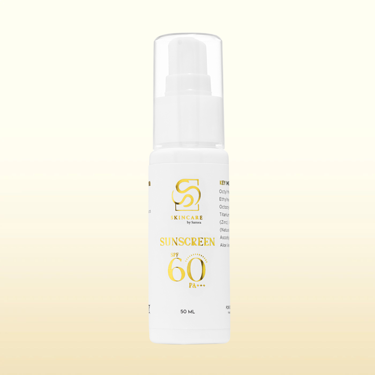 SPF 60 PA+++ Sunscreen